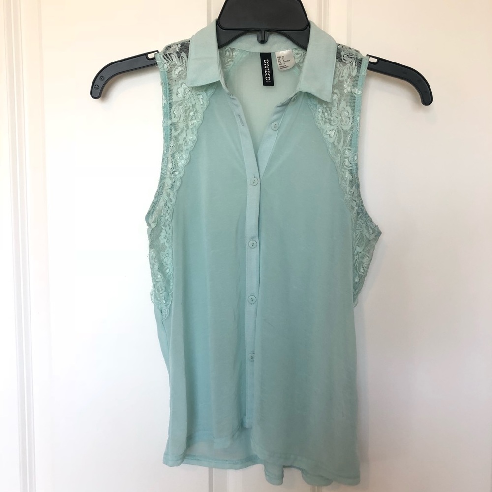 Divided Collared Button up